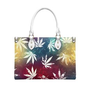 Offre Spéciale hawaïen feuille impression femmes PU sacs <span class=keywords><strong>à</strong></span> main en cuir et sacs <span class=keywords><strong>à</strong></span> main de luxe dames concepteur en cuir cartable fourre-tout sac <span class=keywords><strong>à</strong></span> bandoulière - Product Image 5