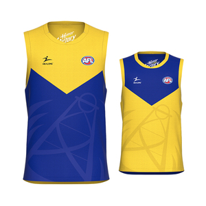Maillot de football personnalisé Afl 100% polyester sublimation Style australien maillot de rugby sans manches - Product Image 3