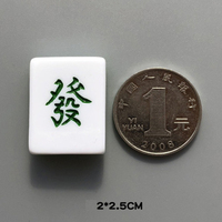 Stiker Foto Magnet Kulkas Resin Magnetik Bentuk Mahjong Tiga Dimensi yang Lucu untuk Tampilan Pesan Hiburan Rumah