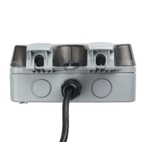 Prise murale industrielle série BG 13A ABS, 2 prises, boîte de prise étanche IP66 pour extérieur