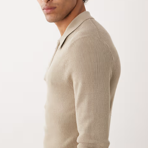 <span class=keywords><strong>ASOS</strong></span> DESIGN Pull tricoté à manches longues pour <span class=keywords><strong>homme</strong></span>, coupe ajustée, demi-zip, anti-rétrécissement, logo frontal, couleur pierre - Product Image 1