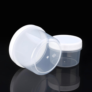 Plastic Jar Cylinder 120-280Ml PP Food Grade General Packaging For Yogurt Pudding Ice Cream Takeaway Container - Product Image 3