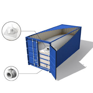 Contenedor Flexitank de PVC/PE Ecológico e Innovador de T&H International para Almacenamiento de Líquidos, No Apto para Alimentos, Modelo 16 CN de 20 Pulgadas - Product Image 2