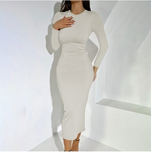 Abito Slim Fit <span class=keywords><strong>a</strong></span> maniche corte da donna 2024 alla moda uno stile <span class=keywords><strong>N</strong></span> - Product Image 4