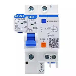 Factory direct sales CHINT NXBLE-32 1p 2p 3p 4p Anti-shock circuit breakers are used for power control