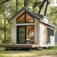 Maison mobile multifonctionnelle imperméable, structure en acier, préfabriquée modulaire pour bureau ou entrepôt, style de conception traditionnel