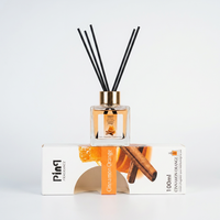 Fleur de lys sans aromathérapie à la flamme, parfum fruité, fragrance florale, coffret cadeau d'huiles essentielles avec diffuseur en rotin
