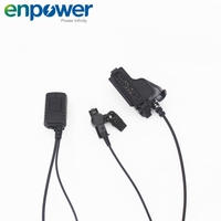 Écouteur de casque Ptt à bouton-poussoir en caoutchouc de haute qualité pour MOTOROLA HT1000 XTS1500 XTS2500 XTS3000 XTS3500 XTS5000