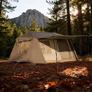 Carpa Automática MYL, Tela Oxford 200D con Revestimiento Plateado, Doble Lado, 2 Habitaciones, 1 Sala de Estar, Impermeable para las Cuatro Estaciones - Product Image 3