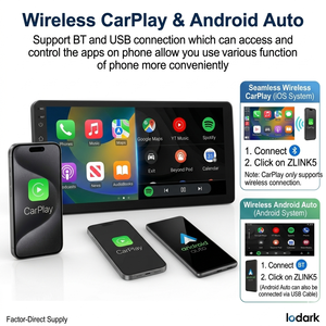 เครื่องเสียงรถยนต์ Android 9" 10" 32GB BT วิทยุ FM AM หน้าจอสัมผัส IPS เครื่องเล่น <span class=keywords><strong>DVD</strong></span> มัลติมีเดีย 2 din สำหรับรถยนต์ พร้อมระบบน - Product Image 2