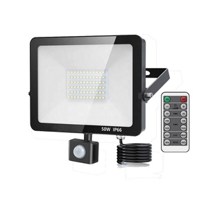 Chạng vạng để bình minh cảm biến không thấm nước an ninh Chiếu Sáng 30W 50W 100W Đèn pha không thấm nước di chuyển <span class=keywords><strong>Detector</strong></span> LED Flood <span class=keywords><strong>Light</strong></span> ngoài trời - Product Image 2
