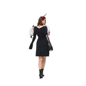 Nouvelle Robe de Sorcière Sexy Halloween 2026, Costume de Diable à Bretelles pour Femme, Tenue de Scène et de Fête pour Jeu de Rôle - Product Image 5
