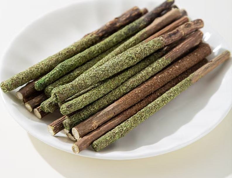 Palo de limpieza de dientes de madera