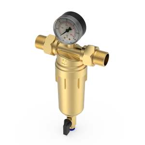 Machine d'ultrafiltration murale avec manomètre pré-filtre tout en cuivre, purificateur d'eau domestique, bouilloire, purificateur d'eau - Product Image 1