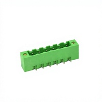 Connecteur mâle de soudure PCB en PA66 vert, série 2EDGKM, bornier à broches 2P-14P en option