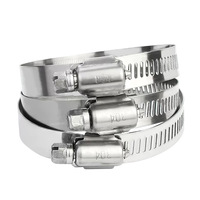 Collier de serrage pour tuyau en acier inoxydable, type Allemagne, à vis sans fin réglable, W1 W2 W3, vente en gros sur mesure