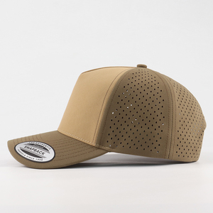 Gorra de Golf de Alto Rendimiento Personalizada de 5 Paneles con Tecnología Láser, Impermeable, para Exteriores, para Hombre y Mujer, Hecha de Tela Oxford con Diseño de Puntos, MOQ Bajo - Product Image 3