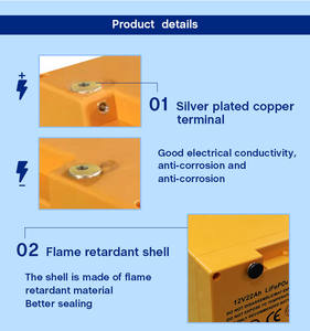 Batteria al litio carretto da Golf 12.8V 12.8V 16AH 18AH 22AH IP65 batteria al litio impermeabile Golf Cart - Product Image 4