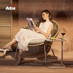 Artie Balcón Muebles Sillas de Salón al aire libre Muebles modernos de ratán Terraza Sillas Sofá para jardín - Product Image 2