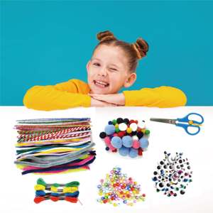 1500+ Pcs <strong>Art</strong> <strong>and</strong> <strong>Craft</strong> Supplies All in One Crafting Kit Educational DIY Kids Crafts for Handmade Projects - Product Image 6