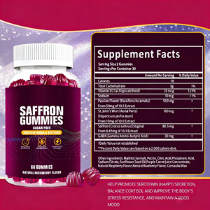 VitaHall Çok Satan OEM Safran Ekstresi Detoks Safran Ekstresi 60 Jelibon/Şişe Safran Ekstresi Jelibonları Enerji ve Ruh Hali Arttırıcı - Product Image 2