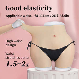 Énorme pantalon rembourré en Silicone 4.8cm grandes hanches et fesses rehausseur Shapewear femmes africaines sablier Figure Shapers Crossdresser - Product Image 5