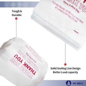 Bolsas <span class=keywords><strong>de</strong></span> Camiseta <span class=keywords><strong>de</strong></span> HDPE Reciclado para Envasado <span class=keywords><strong>de</strong></span> Alimentos, <span class=keywords><strong>Precio</strong></span> <span class=keywords><strong>de</strong></span> Fábrica al por Mayor, Logotipo Personalizado, Certificación BSCI, Servicio OEM - Product Image 4