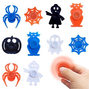 Jouet anti-stress - Spinners de doigts d'Halloween - Motifs citrouille, fantôme, araignée pour des soirées effrayantes, jouet Mochi - Product Image 2