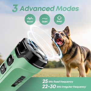 Appareil anti-aboiement pour chien Atvioo, 3 émetteurs ultrasoniques, batterie rechargeable, entraînement humain pour chiens - Product Image 3