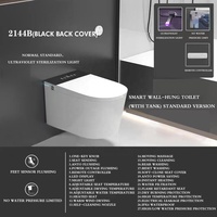 Toilette intelligente élégante et compacte, design minimaliste, toilette électronique murale intelligente pour la rénovation d'appartements modernes