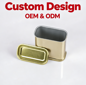 Envase de tres piezas de forma cilíndrica rectangular para carne de lata estilo <span class=keywords><strong>Spam</strong></span> - Product Image 5