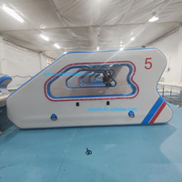 Nouveau bateau-maison gonflable électrique multi-coques durable pour loisirs nautiques, personnalisable, pour 5 à 10 passagers, 4,5 m