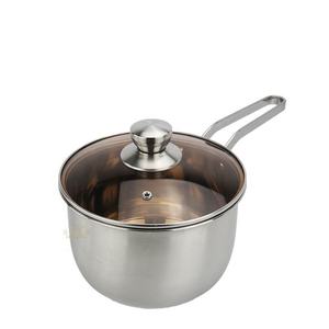 Olla de cocina de acero inoxidable con asas, sartén para salsa, olla de acero inoxidable, estufas de vientre, precio más barato - Product Image 2