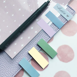 Translucent Colored Sticky PET Page <strong>Flags</strong> Page Markers Bright Sticky Tabs Index Tab Bookmark for School Supplies - Product Image 5