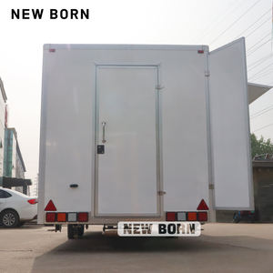 รถขายไอศกรีมเคลื่อนที่ รถขายขนมหวานริมทาง รถขายอาหาร DOT รถขายอาหารในธีมฤดูร้อน - Product Image 4