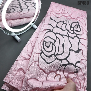 Supoo Hoa Thiết Kế Dệt May 100% <span class=keywords><strong>Polyester</strong></span> Dệt Thổ Cẩm Satin Jacquard Vải Cho Ăn Mặc - Product Image 4