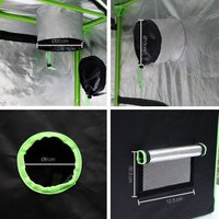 Pas cher 120x120x200cm Big Smart Champignon Intérieur Grow Box Lumière Hydroponique Système Serre Cultiver Tente Kit Complet