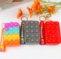 Sac à main anti-Stress licorne en Silicone pour pièces de monnaie, nouvelle collection