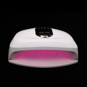 SUN19R 150W Lámpara profesional para uñas Terapia de luz roja LED/Secador UV para ambas manos Luz de esmalte de gel de curado rápido para salón de uñas - Product Image 1