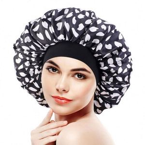 GTOP Vente en gros de bonnets en soie personnalisés avec doublure en satin, grande taille, pour dormir, usage quotidien, pour femmes - Product Image 1
