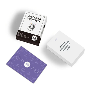 Nuevo Producto Transfronterizo: Juego de Cartas de Mesa para Descubrir Tu Verdadero Yo, un Juego de Cartas para Encontrar y Explorar Tu Auténtico Esencia, Entretenimiento - Product Image 5
