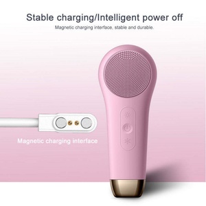 USB Cordless Facial Cleaning Brush Home Use Silicone Face Deep Cleaning Acne Treatment Waterproof ABS Hands Battery - Product Image 2