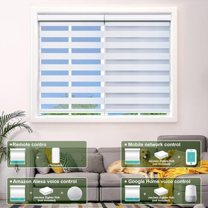 Motorisierte Zebra Rollo Elektrische Fernbedienung Wohnzimmer Vorhänge Jalousien für Fenster <span class=keywords><strong>Roller</strong></span> Zebra <span class=keywords><strong>Blind</strong></span>