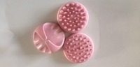 Logo personnalisé écologique dégradable paille de blé cuir chevelu masseur tête épurateur lavage des cheveux shampooing brosse moussante