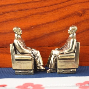 Brass Great <strong>Man</strong>/Great Leader Grandpa Statue Crafts Ornaments Desktop Carving Craft Made in China - Product Image 2