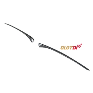 JS Style Carbon Fiber Front <b>Splitter</b> Bumper Lip Lights Fender <b>Splitters</b> Flaps for Honda 10TH FK7 FK8 Auto Tuning - Product Image 4