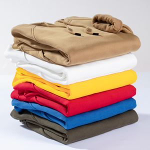 Sweat-shirt à capuche décontracté pour homme PASUXI, manches longues, couleur unie personnalisable, en polaire, coupe régulière, en <span class=keywords><strong>polyester</strong></span> - Product Image 6