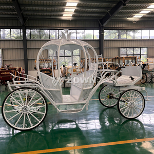 Nuevo Modelo 2026 de Carruaje de Calabaza Blanco, Carruaje de Calabaza de Alta Calidad, Modelo Eléctrico, Ideal para Bodas y Parques de Atracciones - Product Image 3