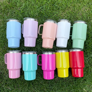 Copo Mini Tumbler Infantil de 3oz com Alça, Colorido, Personalizável para Sublimação, Atacado - Product Image 6