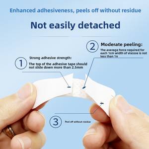 Tiras <span class=keywords><strong>Nasales</strong></span> Jiebao de Doble Ala, Transpirables, de Color Piel, No Tejidas, 6619, Suministros para el Cuidado de la Salud, Antienvejecimiento, Apoyo para el Sueño, en Existencia - Product Image 3